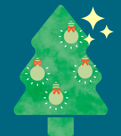 イルミネーションの取付