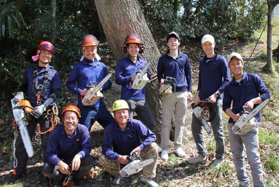 木村グリーンメンテナンス：伐採スタッフは全員が社員