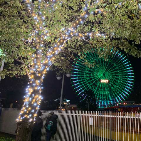 イルミネーションの取り付け